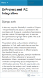 Mobile Screenshot of drprojectirc.wordpress.com