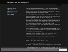 Tablet Screenshot of drprojectirc.wordpress.com