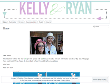 Tablet Screenshot of kellyandryanwedding.wordpress.com