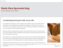 Tablet Screenshot of geetavara.wordpress.com