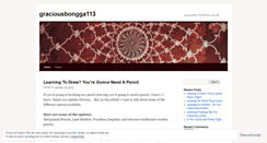 Desktop Screenshot of graciousbongga113.wordpress.com