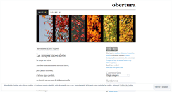 Desktop Screenshot of obertura.wordpress.com