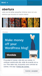 Mobile Screenshot of obertura.wordpress.com