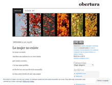 Tablet Screenshot of obertura.wordpress.com