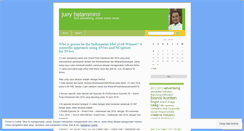 Desktop Screenshot of jurryhatammimi.wordpress.com