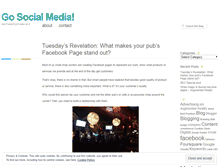 Tablet Screenshot of gosocialmedia.wordpress.com