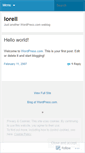 Mobile Screenshot of lorell.wordpress.com