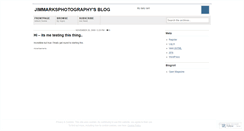 Desktop Screenshot of jimmarksphotography.wordpress.com