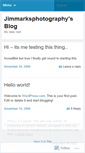 Mobile Screenshot of jimmarksphotography.wordpress.com