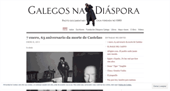 Desktop Screenshot of galegosnadiaspora.wordpress.com