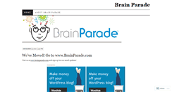 Desktop Screenshot of brainparade.wordpress.com