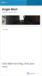 Mobile Screenshot of anglemort2010.wordpress.com