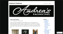 Desktop Screenshot of andreasfashions.wordpress.com