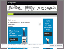 Tablet Screenshot of pologamy.wordpress.com