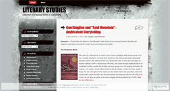 Desktop Screenshot of literarystudies.wordpress.com