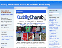 Tablet Screenshot of cuddlycherub.wordpress.com