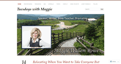 Desktop Screenshot of maggierowe.wordpress.com