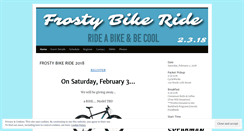 Desktop Screenshot of frostybikeride.wordpress.com