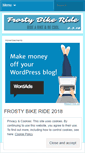 Mobile Screenshot of frostybikeride.wordpress.com