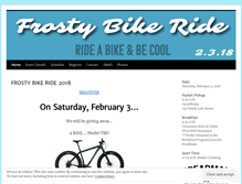 Tablet Screenshot of frostybikeride.wordpress.com