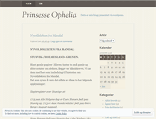 Tablet Screenshot of prinsesseophelia.wordpress.com