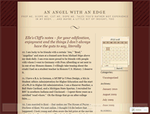 Tablet Screenshot of justplainellen.wordpress.com