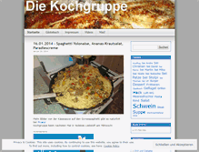 Tablet Screenshot of diekochgruppe.wordpress.com