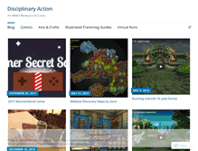 Tablet Screenshot of disciplinaryaction.wordpress.com