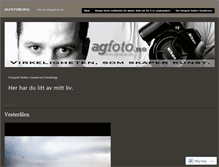 Tablet Screenshot of agfotoblogg.wordpress.com