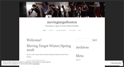 Desktop Screenshot of movingtargetboston.wordpress.com