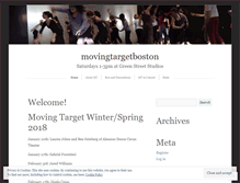 Tablet Screenshot of movingtargetboston.wordpress.com