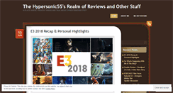 Desktop Screenshot of hypersonic55.wordpress.com
