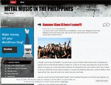 Tablet Screenshot of musikerongmetal.wordpress.com