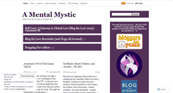 Desktop Screenshot of mentalmystic.wordpress.com