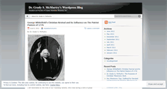 Desktop Screenshot of drgradysmcmurtry.wordpress.com