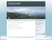 Tablet Screenshot of irishhungercomm.wordpress.com