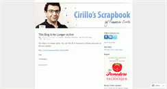 Desktop Screenshot of cirillosscrapbook.wordpress.com