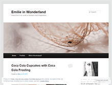 Tablet Screenshot of emilieinwonderland.wordpress.com