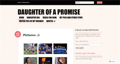 Desktop Screenshot of daughterofpromise.wordpress.com