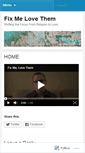 Mobile Screenshot of fixmelovethem.wordpress.com