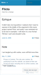 Mobile Screenshot of flicto.wordpress.com