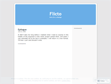 Tablet Screenshot of flicto.wordpress.com