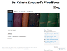 Tablet Screenshot of drcelestesheppard.wordpress.com