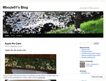 Tablet Screenshot of mboyle01.wordpress.com