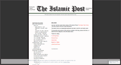 Desktop Screenshot of islamicpost.wordpress.com