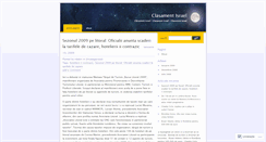 Desktop Screenshot of clasamentisrael.wordpress.com