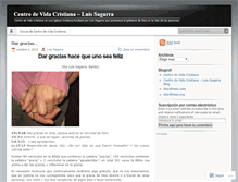 Tablet Screenshot of centrodevidacristiana.wordpress.com