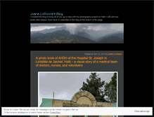 Tablet Screenshot of jlarance.wordpress.com