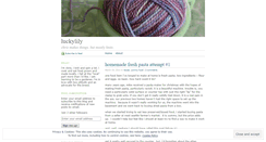 Desktop Screenshot of luckylily.wordpress.com