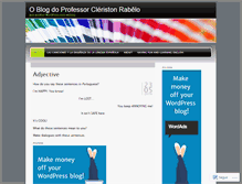 Tablet Screenshot of cleristonrabelo2000.wordpress.com